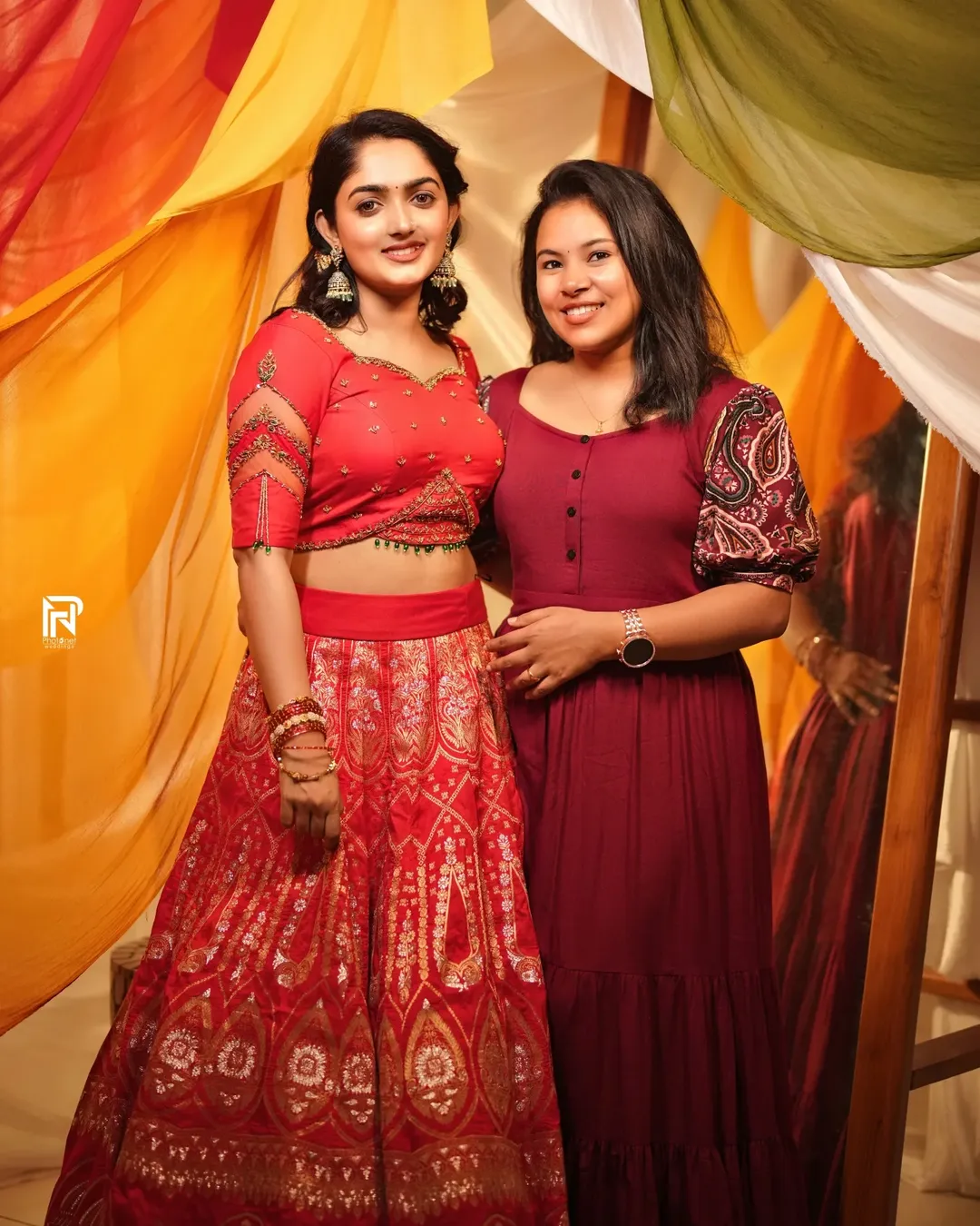 Vineetha Benny with Binny Sebastian